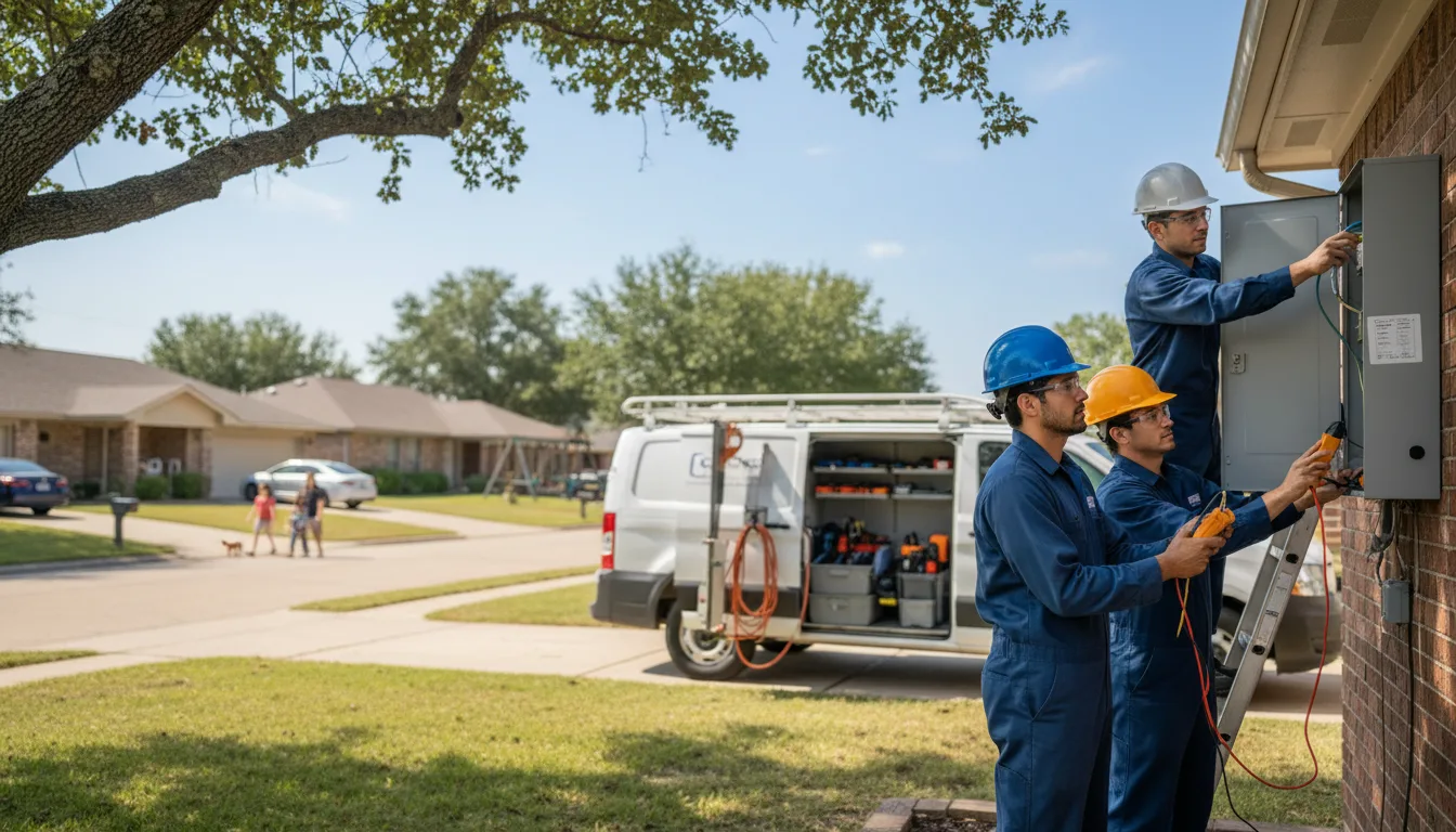 Certified electrician providing emergency electrical services in Bannock, OH